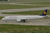 D-AEBO @ LFML - Embraer ERJ-190-200LR 195LR, Taxiing to holding point Rwy 31R, Marseille-Provence Airport (LFML-MRS) - by Yves-Q