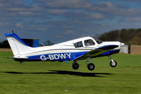 G-BDWY @ EGBR - Departure Rwy 10 for Wattisham - by glider