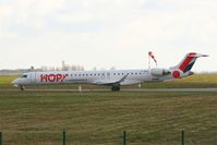 F-HMLM @ LFRB - Canadair Regional Jet CRJ-1000, Holding point Charlie, Brest-Bretagne Airport (LFRB-BES) - by Yves-Q