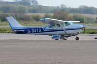 G-DATG @ EGFH - Visiting Reims/Cessna Skylane operated by the Oxford Aeroplane Company. Previously registered D-EATG. - by Roger Winser