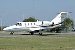 OE-FIX @ EGGW - Cessna 525 CitationJet CJ1, c/n: 525-0480 at Luton - by Terry Fletcher