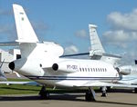 PT-OEX @ EGGW - Dassault Falcon 900, c/n: 92 at Luton - by Terry Fletcher