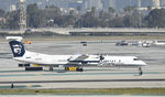 N423QX @ KLAX - Taxiing to gate at LAX - by Todd Royer