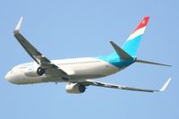 LX-LGU @ LFPG - Boeing 737-8C9, Take-off Rwy 27L, Roissy Charles De Gaulle Airport (LFPG-CDG - by Yves-Q