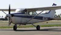 N23AT @ KRHV - Nice Air's 1978 Cessna 172N taxing down Z for some patterns. - by Chris L.