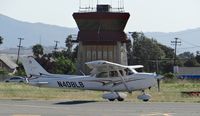 N408LB @ KRHV - A local 2012 Cessna 172SP rolling down 31R after landing. - by Chris L.