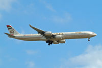 A6-EHI @ EGLL - Airbus A340-642 [929] (Etihad Airways) Home~G 15/07/2014. On approach 27L. - by Ray Barber