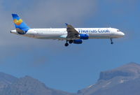 G-TCDX @ GCTS - G-TCDX  Thomas Cook AL  on pproach to Tenerife South 24.4.15 - by GTF4J2M