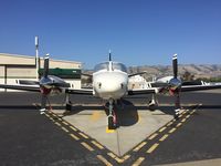 N6851T @ KRHV - A rare transient 1981 Cessna 441 Conquest II (Ward Leasing Company, DE) visiting Reid Hillview. - by Chris L.