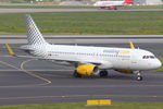EC-MER @ EDDL - Vueling Airlines, Airbus A320-232(WL), CN: 6510 - by Air-Micha