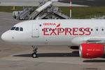 EC-LVQ @ EDDL - Iberia Express, Airbus A320-216(WL), CN: 5590 - by Air-Micha