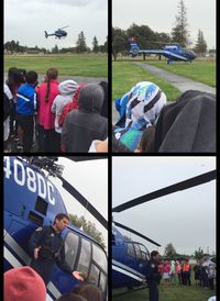 N408DC - The San Jose Police Department's Eurocopter landed at KR Smith Elementary school so kids could learn more about what being a police officer was like. - by Chris Leipelt