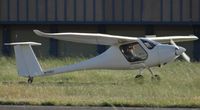 N110EV @ KRHV - A local Pipistrel Sinus 912 landing at Reid Hillview Airport, San Jose, CA. - by Chris Leipelt