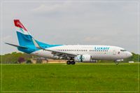 LX-LGS @ ELLX - Boeing 737-7C9 - by Jerzy Maciaszek