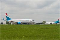 F-HJUL @ ELLX - Boeing 737-8Q8 - by Jerzy Maciaszek