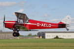 G-AELO @ EGBR - De Havilland DH-87B Hornet Moth at The Real Aeroplane Club's Auster Fly-In, Breighton Airfield, May 4th 2015. - by Malcolm Clarke