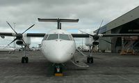 ZK-NFA @ NZAA - nosey pic of DHC8 - by magnaman