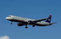 N189UW @ KLAS - US Airways, seen here on final approach at Las Vegas Int'l(KLAS) - by A. Gendorf