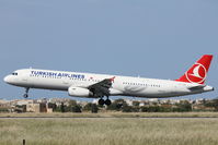 TC-JSD @ LMML - A321 TC-JSD Turkish Airlines - by Raymond Zammit