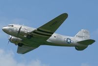 F-AZOX @ LFFQ - Douglas C-47B Dakota Mk4, La Ferté Alais Airfield (LFFQ) Air Show 2012 - by Yves-Q