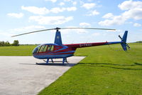 G-TRAC @ EGTB - Robinson R44 Astro at Wycombe Air Park. - by moxy