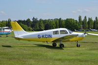 G-KCIN @ EGLD - Piper PA-28 Cadet at Denham. - by moxy