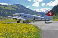 HB-ISC @ LSTS - resting after a marvelous flight over the Swiss Alps - by sparrow9