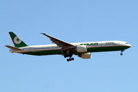 B-16715 @ EGLL - Boeing 777-35EER [33757] (EVA Airways) Home~G 23/07/2012. On approach 27L. - by Ray Barber