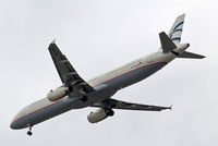 SX-DGP @ EGLL - Airbus A321-232 [3302] (Aegean Airlines) Home~G 21/08/2014. On approach 27R. - by Ray Barber