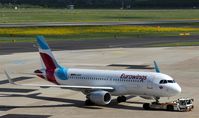 D-AIZR @ EDDL - A view to near future: Lufthansa´s cheap daughters gemanwings and eurowings will come together to Eurowings with new colors.... - by Holger Zengler