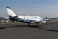N241CW @ KTLR - Beech B100 King Air @ Mefford Field (Tulare, CA) for 2014 International Ag Expo - by Steve Nation