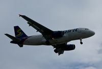 N521NK @ KLAX - Spirit Airlines, is here landing at Los Angeles Int'l(KLAX) - by A. Gendorf
