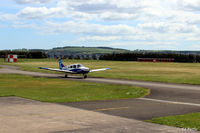 G-BOVK @ EGPN - Taxy for departure at Dundee Riverside airport (EGPN) - by Clive Pattle