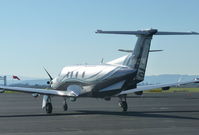 N942TW @ KAPC - A 2005 Pilatus PC-12/45 getting ready to depart Napa Airport, CA. - by Chris Leipelt