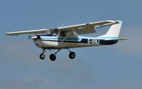 G-IANJ @ EGFH - Visiting Reims/Cessna F150K. - by Roger Winser