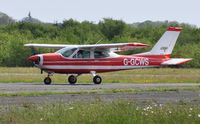 G-GCWS @ EGFH - Visiting Cessna Cardinal. Previously registered SE-CWS. - by Roger Winser