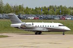 M-JSTA @ EGGW - 2005 Canadair CL-600-2B16 Challenger 604, c/n: 5639 at Luton - by Terry Fletcher