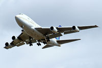 HZ-AIF @ EGLL - Boeing 747SP-68 [22503] (Saudi Arabian Royal Flight) Home~G 22/08/2009. On approach 27R. - by Ray Barber