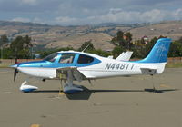 N448TT @ KRHV - A local(?) 2008 Cirrus SR22 parked at the south tie downs. It was a transient 2 days before I took this picture but somehow it ended up at the south tie downs. It might be local but I've never seen it here before. Photo taken at Reid Hillview, CA. - by Chris Leipelt