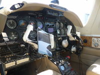 N6078M @ KRHV - The cockpit of a transient 1981 Piper Aerostar (TREFETHEN FARMING LLC - NAPA, CA) visiting the avionics shop at Reid Hillview Airport, CA. - by Chris Leipelt