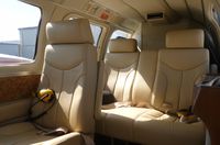 N6078M @ KRHV - The cabin of a transient 1981 Piper Aerostar (TREFETHEN FARMING LLC - NAPA, CA) visiting the avionics shop at Reid Hillview Airport, CA. - by Chris Leipelt