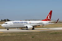 TC-JFO @ LMML - B737-800 TC-JFO Turkish Airlines - by Raymond Zammit