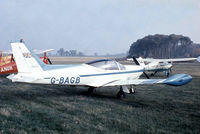 G-BAGB @ EGTH - SIAI-Marchetti SF.260 [107] Old Warden~G 13/07/1980. From a slide. - by Ray Barber