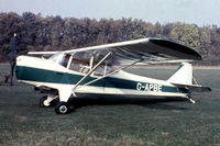 G-APBE @ EGTH - Auster Alpha 5 [3403] Old Warden~G 13/07/1980. From a slide. - by Ray Barber