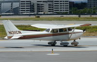 N31CN @ KSJC - A 1976 Cessna 172N getting ready to depart on runway 30L at San Jose Intl. Airport, CA. - by Chris Leipelt