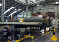 L5343 @ EGWC - Pictured within the Michael Beetham Conservation Centre annex to the RAF Museum at Cosford undergoing restoration to display standard. It was later moved to RAFM Hendon. - by Clive Pattle
