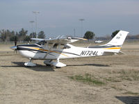 N1724L @ KTLR - privately-owned Cessna 182T @ Mefford Field (Tulare, CA) for 2014 International Ag Expo - by Steve Nation