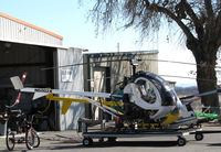 N6002X @ KPRB - Del Rio Aviation Schweizer 269C-1 ready to return to hangar @ Paso Robles Municipal Airport, CA [sold to fishing company in Mexico for fish spotting activities in late summer 2013] - by Steve Nation