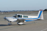 N74400 @ KSNS - privately-owned Grumman AA-5B from Palo Alto, CA visiting Salinas Municipal Airport, CA - by Steve Nation
