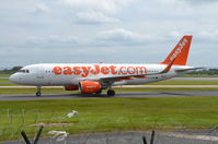 G-EZWU @ EGCC - Just landed at Manchester. - by Graham Reeve